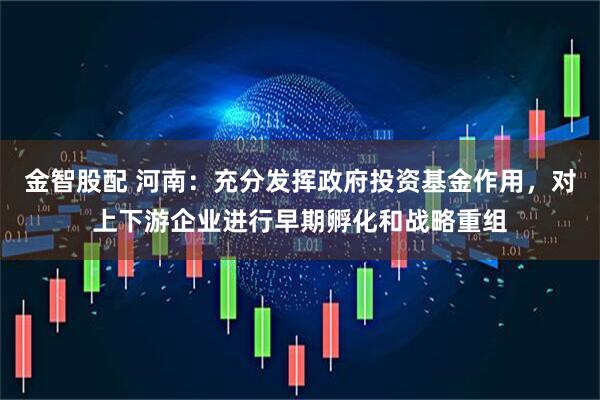 金智股配 河南：充分发挥政府投资基金作用，对上下游企业进行早期孵化和战略重组