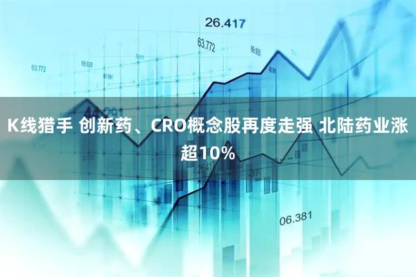 K线猎手 创新药、CRO概念股再度走强 北陆药业涨超10%
