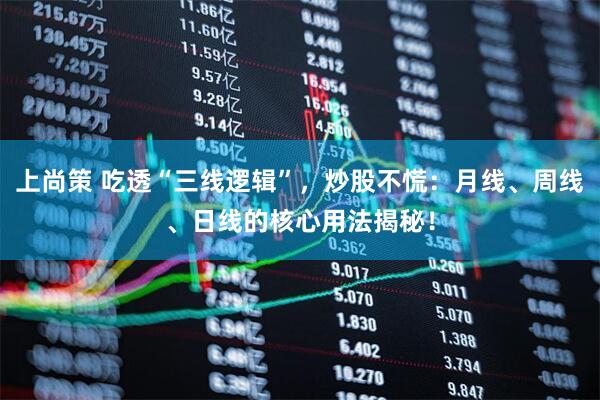 上尚策 吃透“三线逻辑”，炒股不慌：月线、周线、日线的核心用法揭秘！